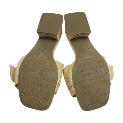 Tan Heeled Sandals