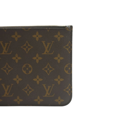 Brown Monogram Neverfull MM GM Pochette