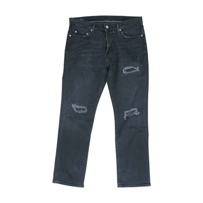 Black Straight Jeans