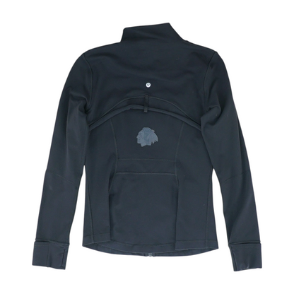Black Solid Active Jacket