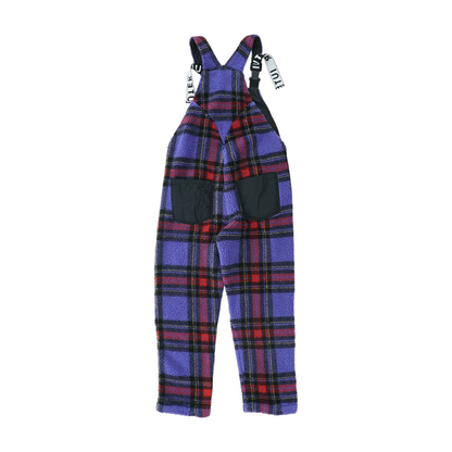 Purple Plaid Regular Pants