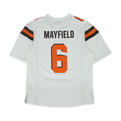 Men's White Cleveland Browns Short Sleeve Jersey