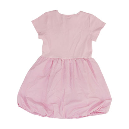 Pink Solid Dress