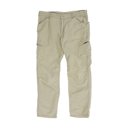 Beige Regular Pants