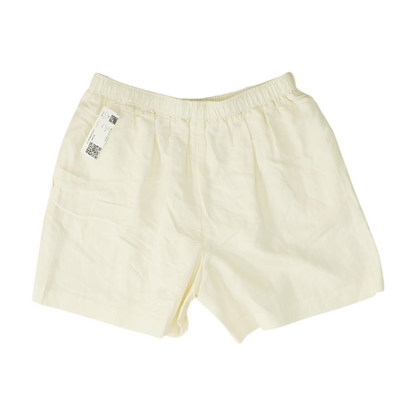 Ivory Solid Chino Shorts