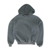 Gray Solid Hoodie Pullover