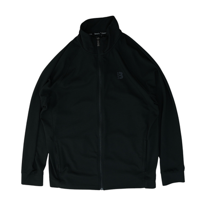 Black Solid Active Jacket
