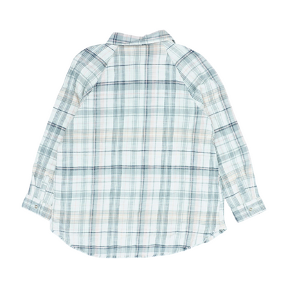 Cream Plaid Button Down