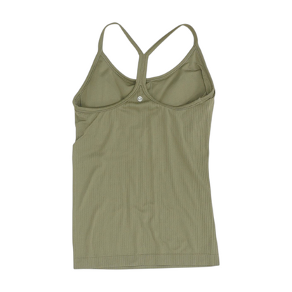 Olive Striped Active T-Shirt