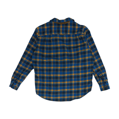 Blue Plaid Flannel Button Down