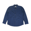Navy Check Long Sleeve Button Down