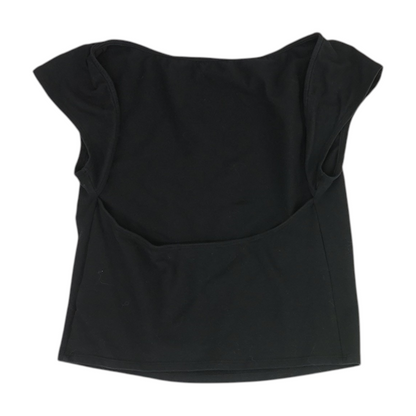 Black Cropped Blouse