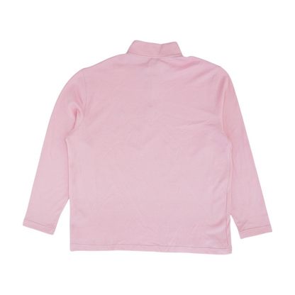 Pink Striped 1/4 Zip Pullover