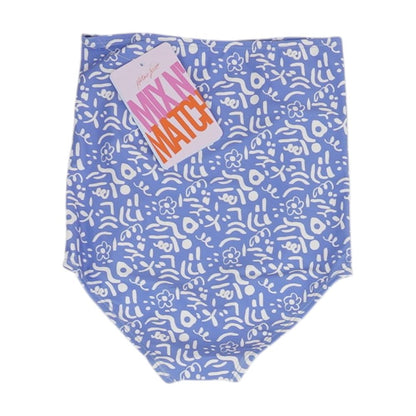 Blue Graphic Swim Bottom