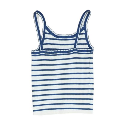 White Striped Blouse
