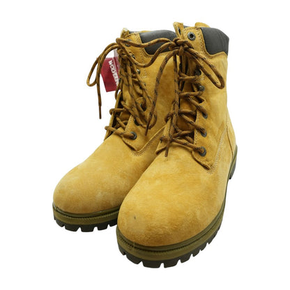 Tan Leather Lace Up Boots