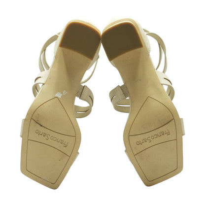 Beige Block Heels