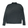 Black Solid 1/4 Zip Pullover