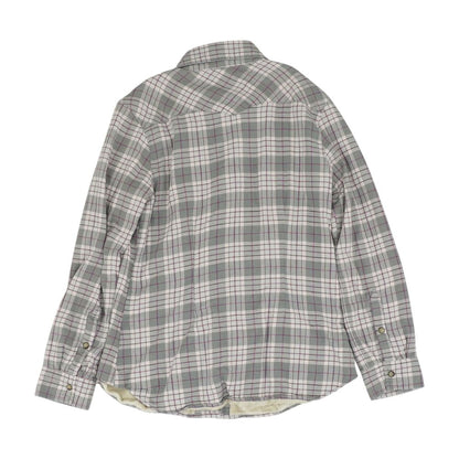 Gray Solid Button Down