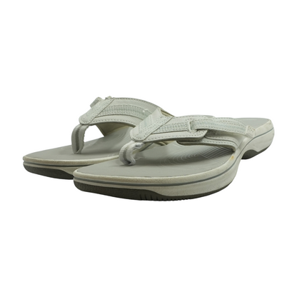 White Flip-Flop Sandals