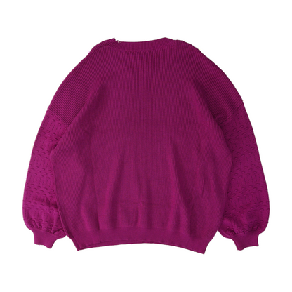 Purple Pullover Sweater
