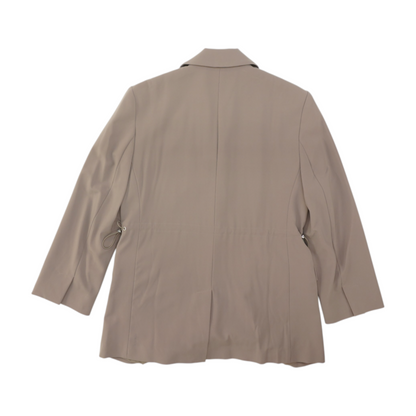 Tan Solid Blazer