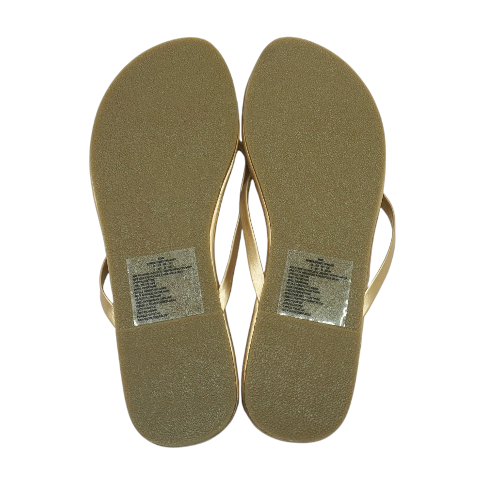 Bronze Flip-Flop Sandals