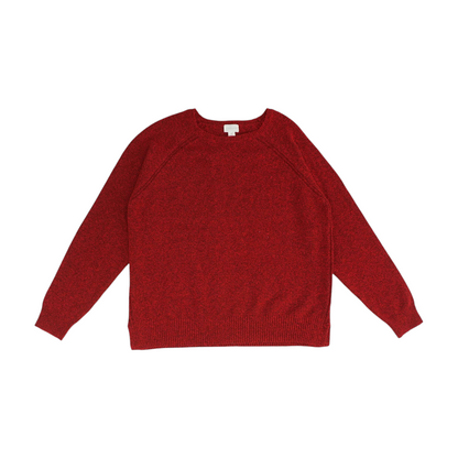 Red Plus Pullover Sweater