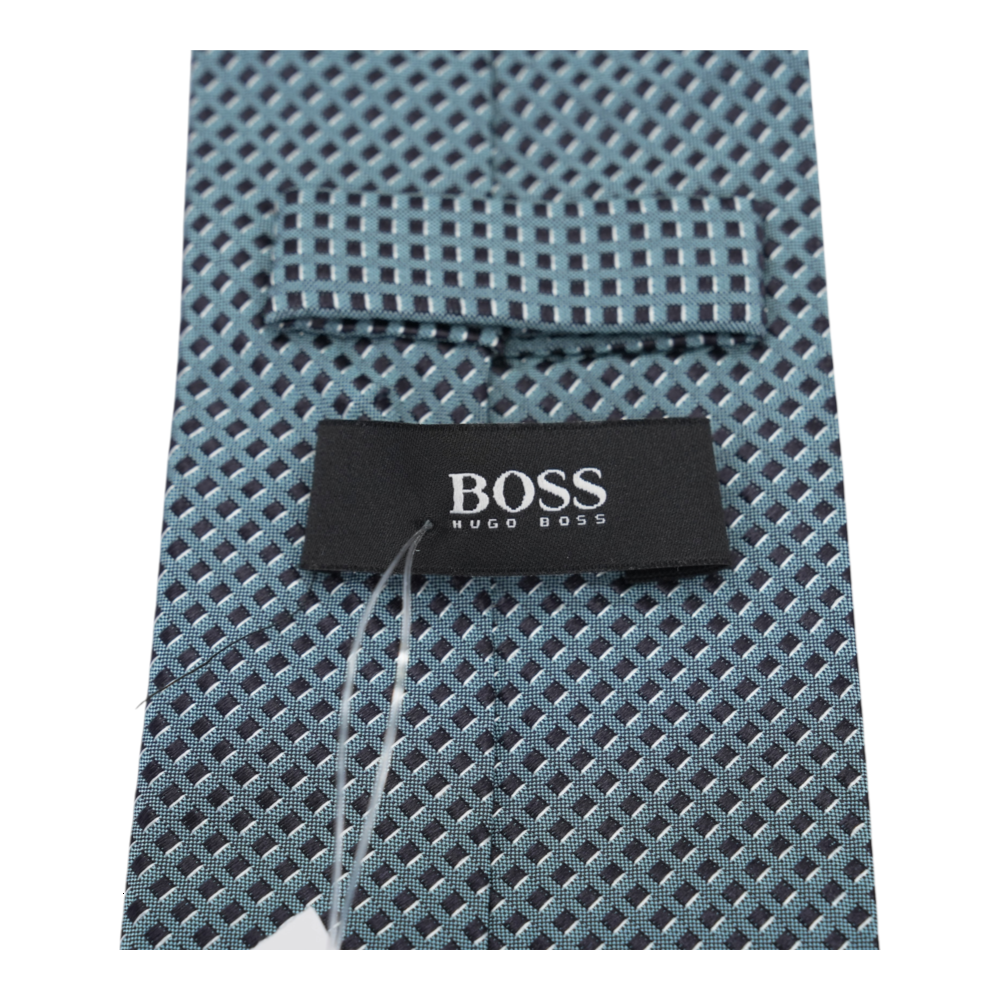 Teal Check Neck Tie