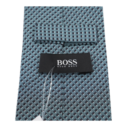 Teal Check Neck Tie