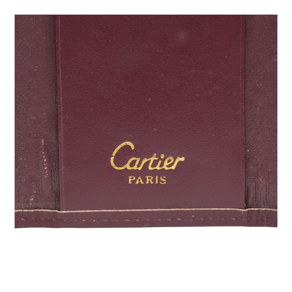 Leather 6 Ring Key Case in Red