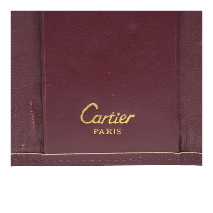 Leather 6 Ring Key Case in Red