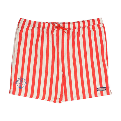 Red Striped Swim Bottom