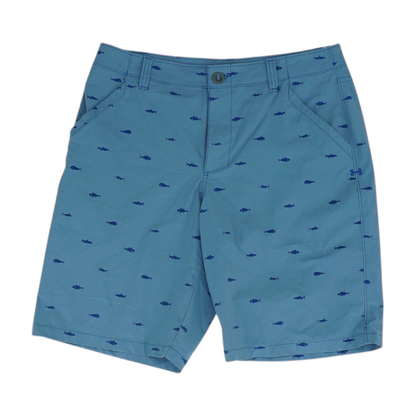 Blue Print Chino Shorts
