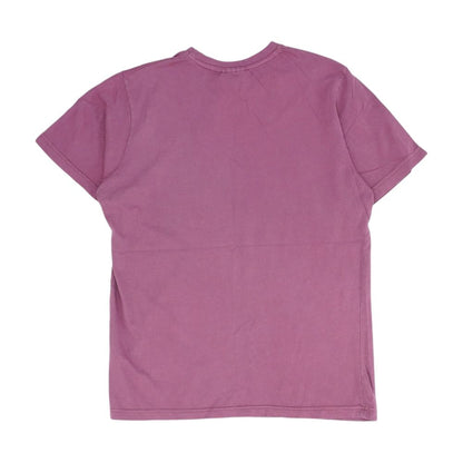 Purple Solid Crewneck T-Shirt
