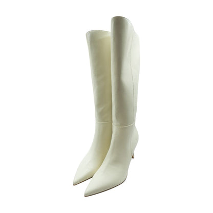 Ivory Knee High Boots