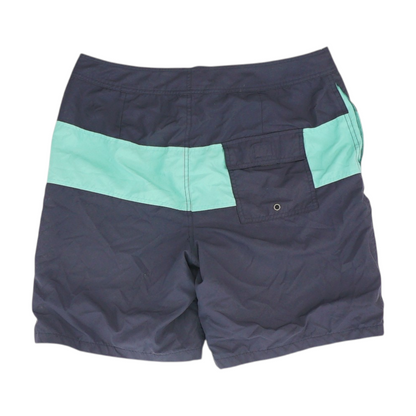 Navy Color Block Swim Bottom