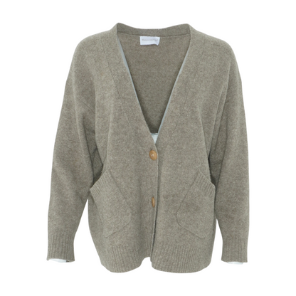 Brown Cardigan Sweater