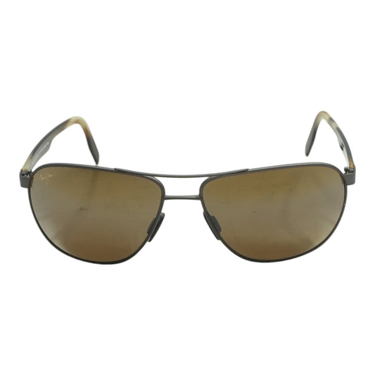 Hover Maui Jim Brown Castles Aviator Sunglasses – Image 2