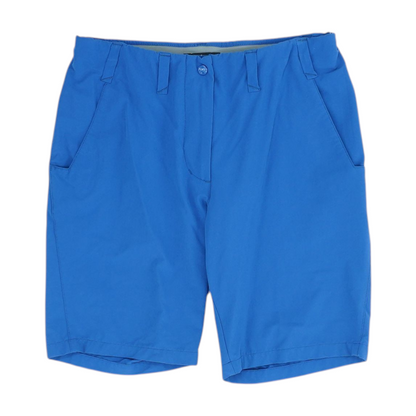 Blue Solid Active Shorts