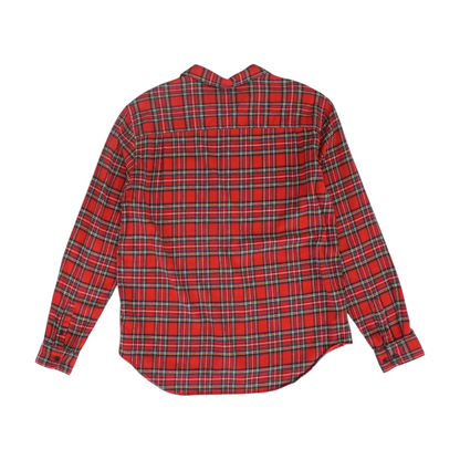 Red Plaid Flannel Button Down