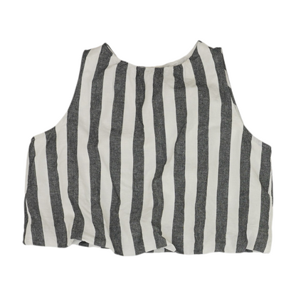 White Striped Blouse