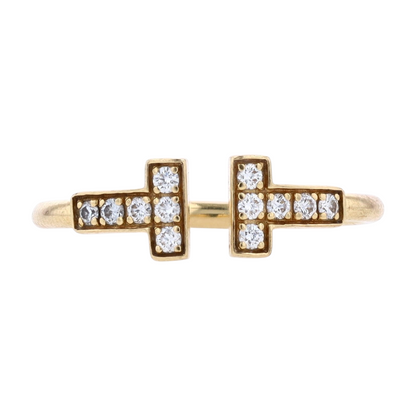 1/10 ctw 18K Yellow Gold Diamond Fashion Ring