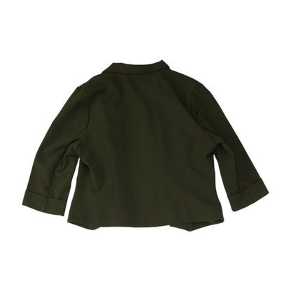Green Solid Blazer