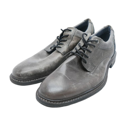 Gray Leather Loafer Dress Shoes