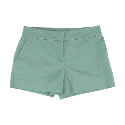 Green Solid Chino Shorts