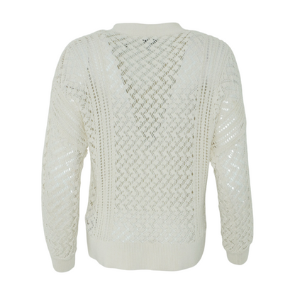 Beige Cardigan Sweater