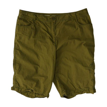 Green Plus Solid Chino Shorts