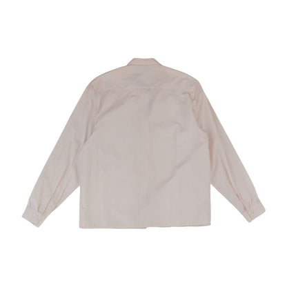 Vintage Pink Solid Button Down
