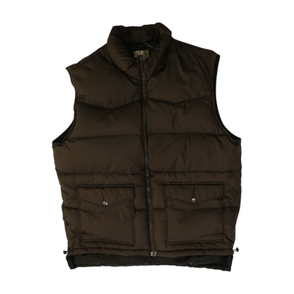 Brown Solid Vest